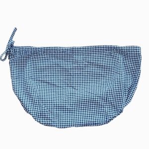 Pottery Barn Kids Sabrina Blue Gingham Check Basket Liner Only Size Large